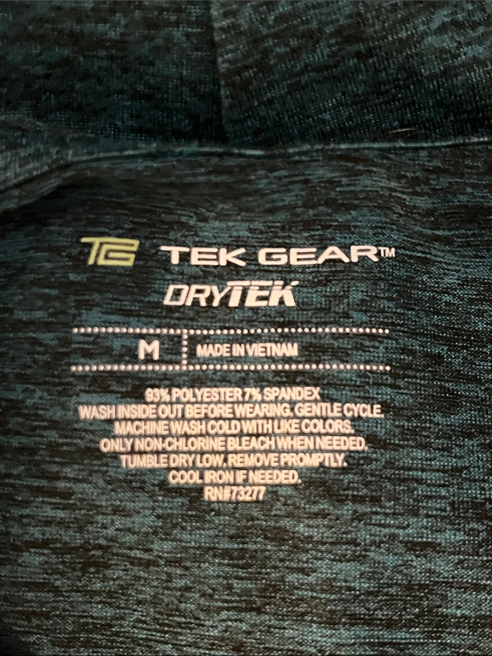 Tek Gear Dry Tek Active Athletic Mini Dress Heathered Dark Teal Size Medium - Picture 8 of 8